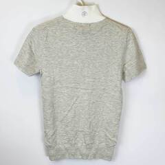 【未使用】NOEL ASMAR ノエルアスマール ハーフジップ 半袖 ライディングシャツ XS ヘザーグレー AE2046 レディース 乗馬 馬術の画像