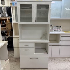 【愛品館 江戸川店 】2枚扉 キッチンボード コパン80 NITORI（ニトリ）の画像