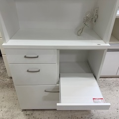 【愛品館 江戸川店 】2枚扉 キッチンボード コパン80 NITORI（ニトリ）の画像