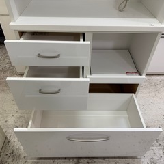 【愛品館 江戸川店 】2枚扉 キッチンボード コパン80 NITORI（ニトリ）の画像