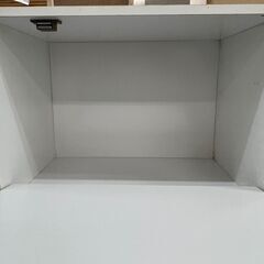 リサイクルショップどりーむ鹿大前店　No3483　カラーBOX　白　扉付きの画像
