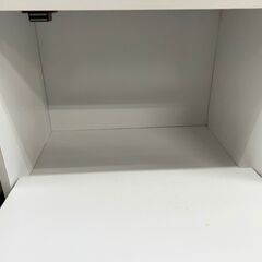 リサイクルショップどりーむ鹿大前店　No3483　カラーBOX　白　扉付きの画像