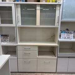 【愛品館 江戸川店 】2枚スライド扉 キッチンボード RIPE105 NITORI（ニトリ）の画像