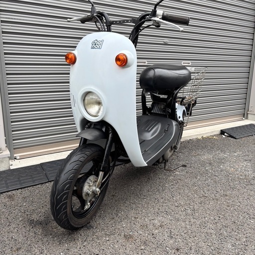 4365.お洒落レトロ　ちょいのり　セル付きモデル　社外マフラー付属　千葉県柏市　即日配送、自走引き取りも可能