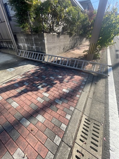 アルミ二段ハシゴ