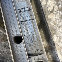 アルミ二段ハシゴの画像