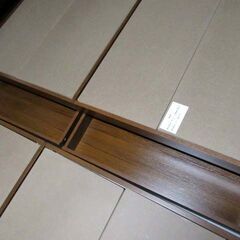 ① モダンデコ フレームのみ ダブルベッド 幅141×全長212×高さ70.5cm コンセントあり 宮付き 引き出し付き ベッド下収納 ダブルサイズ 苫小牧西店の画像