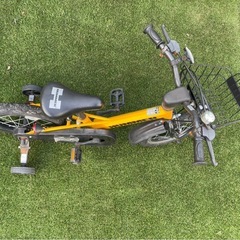 ハマー　14インチ　自転車　補助輪付きの画像