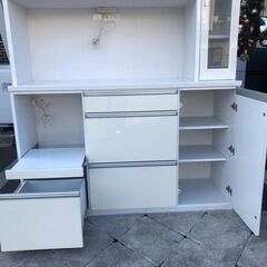 【倉庫保管】レンジボード ROSETTA 145 キッチン収納 【送料に設置費込み】🚚自社配送時💳代引き可🚚(現金、クレジット、スマホ決済対応)の画像