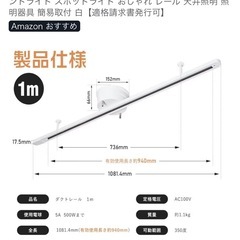 【美品】スポットライト用ダクトレールの画像