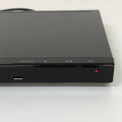 ss7966　 Panasonic DVDプレーヤー DVD-S500-K 再生専用 ブラック リモコン付き 取扱説明書付 元箱付 パナソニック DVD アナログ出力 薄型 黒 DVDプレイヤー 中古の画像