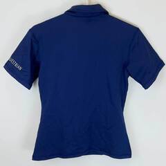 【未使用】NOEL ASMAR ノエルアスマール ポロシャツ 半袖 ライディングシャツ XS ネイビー AE3056 レディース 乗馬 馬術の画像