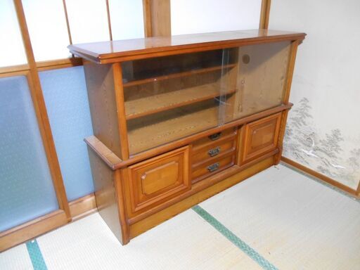 茶箪笥（現品確認後の引取り可） (norix2) 燕三条の収納家具《食器棚