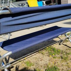 軽量折りたたみベンチ・背もたれ付き（ForeWinds）の画像