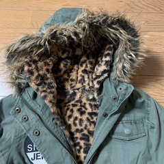 SISTER JENNI ファー付きモッズコート　130の画像