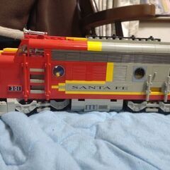 レゴブロック　トレイン　サンタフェスーパーチーフ　組み立て済み完成品の画像