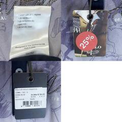 【未使用】HV POLO ポロシャツ 半袖 ライディングシャツ CHANTON S ネイビー 115884 レディース 乗馬 馬術の画像