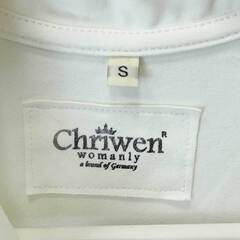 【未使用】Chriwen クリューベン ハーフジップ 長袖 ライディングシャツ Nancy S ホワイト レディース 乗馬 馬術の画像