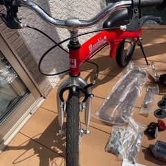 【美品良品】へんしんバイクX16 室内保管^_^　空気入れ及び取説付き♪の画像