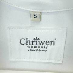 【未使用】Chriwen クリューベン ハーフジップ 長袖 ライディングシャツ Gladys S ホワイト レディース 乗馬 馬術の画像