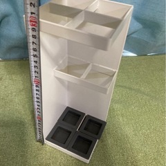 山崎実業 傘立て スマート 角型 ホワイト W11×D11×H30cm 宜野湾市愛知の画像