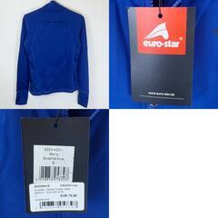 【未使用】Euro Star  ユーロスター ジップアップ ライディングジャケット S ブルー レディース 乗馬 馬術の画像