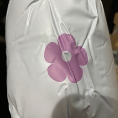 トランポリン　新品花柄カバー付きの画像