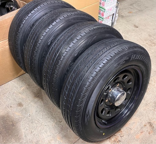 値下げ！！【新品】ブリジストンGL-R！LTタイヤ4本！215/65r16！16インチホイール付き