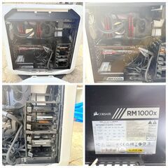 【❗️✨部品取りに✨❗️】CORSAIR フルタワーPCケース 中身入り ジャンク扱い ✨簡易清掃済み❗️の画像