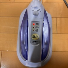 TOSHIBA TA-FX8 アイロン 収納ケース付き la.cooの画像