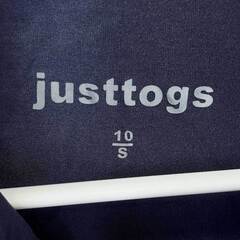 Just Togs ハーフジップ 長袖 ライディングシャツ AIR COOL SPORT RIDER S グレー レディース 乗馬 馬術の画像