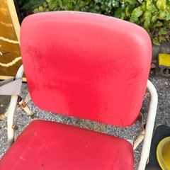 パイプイス2脚ジャンクの画像