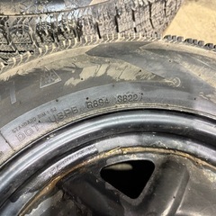 1シーズン使用！ジムニー用スタッドレス4本！ナンカン 175/80R16の画像