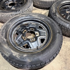 1シーズン使用！ジムニー用スタッドレス4本！ナンカン 175/80R16の画像