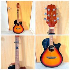 【❗️✨お買い得✨❗️】エレアコギター Coober タカミネ  カッタウェイモデル 現状渡し ✨簡易清掃済み❗️の画像