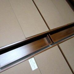 ② モダンデコ フレームのみ ダブルベッド 幅141×全長212×高さ70.5cm コンセントあり 宮付き 引き出し付き ベッド下収納 ダブルサイズ 苫小牧西店の画像