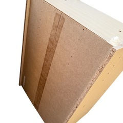 二段カラーボックス ウッドホワイトの画像