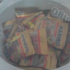 コストコ商品番号　50580　ハリボー ゴールドベアー ドラム 1000g　A17307の画像