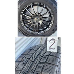 美品！15インチスタッドレスタイヤ付きホイール の画像