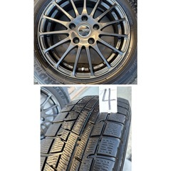 美品！15インチスタッドレスタイヤ付きホイール の画像