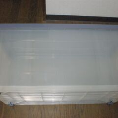 幅40×奥行74×高さ35ｃｍ　収納ボックス（無料でどうぞ）の画像