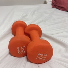 【無料】3kgのダンベル2個の画像