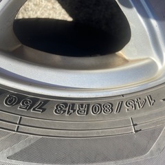 スタッドレスタイヤホイール付の画像