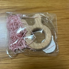 木製ラトル　歯固めの画像