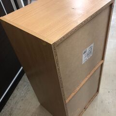【リサイクルショップどりーむ荒田店】No.5244　収納家具　カラーボックス　２段の画像
