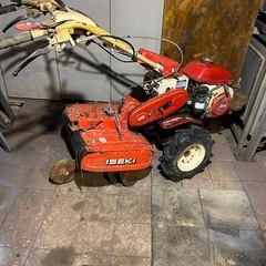 エンジンとまります。状態悪いです。ジャンク品。イセキ中古耕運機