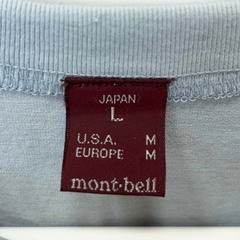 モンベル WIC.ライト ラグランTシャツ L SG/LC 1104621 レディース mont-bellの画像