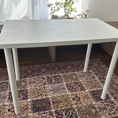 ニトリ 組み合わせデスク 140×60 白の画像