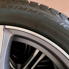 BMW X1 スタッドレス　225/55R18 タイヤセット　ピレリ　ICE ZERO ASIMMETRICO OZレーシング　Xline X5B  　PCD112 オフセット47　美品　格安　の画像