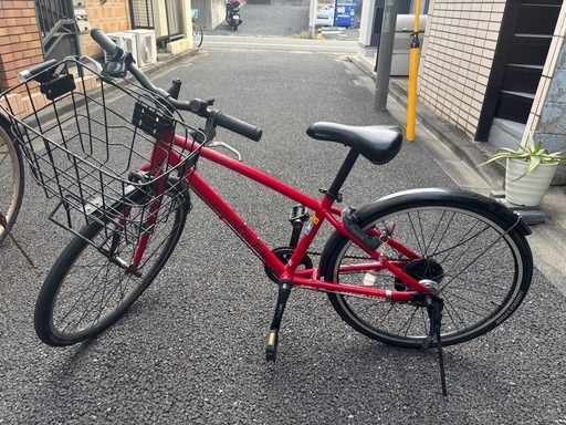 ブリヂストン　シュライン　24インチ　赤　レッド  クロスバイク